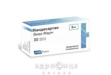 Кандесартан-лугал таб 8мг №30 - таблетки від підвищеного тиску (гіпертонії)