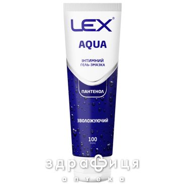 Гель-змазка lex aqua 100мл