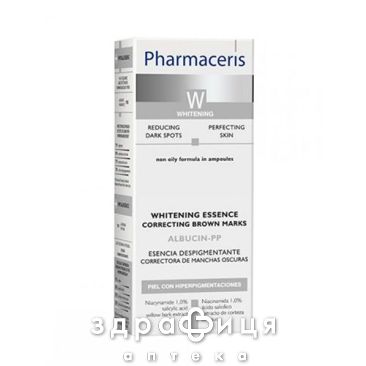 Pharmaceris W Екстракт для відбілювання пігментних плям для обличчя,шиї,декольте,рук Albucin-PP 3*4м антивіковий крем від зморшок