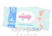 Серветки вологi discount baby fresh ромашка №72