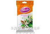 Салфетки влаж smile daily апельс/арган №15