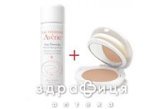 Avene (Авен) крем-пудра солнцезащ spf50 д/св чув кожи перс 10г+терм вода 70153603