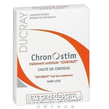 Ducray хроностiм день/нiч засiб лiкув проти андроген випад волос лосьйон 50мл №2